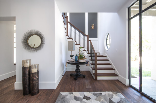 Southern Contemporary classique-chic-escalier