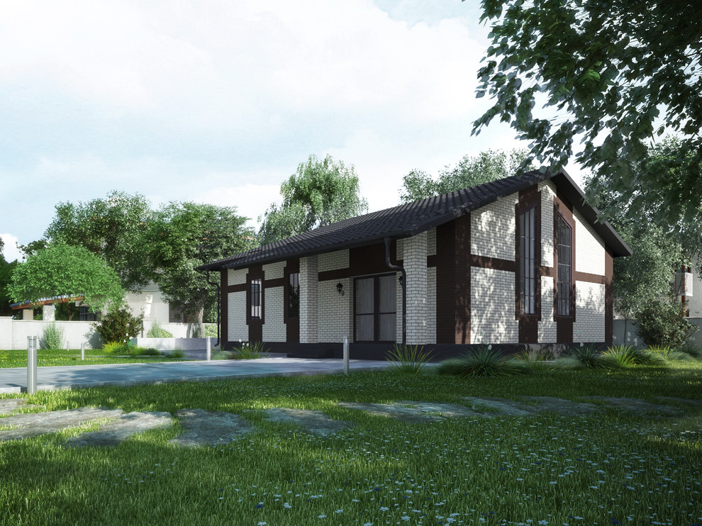 Эскизный проект одноэтажного дома