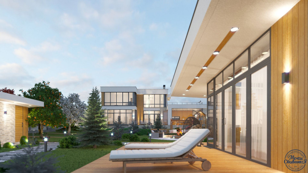 Проект двухэтажного индивидуального дома