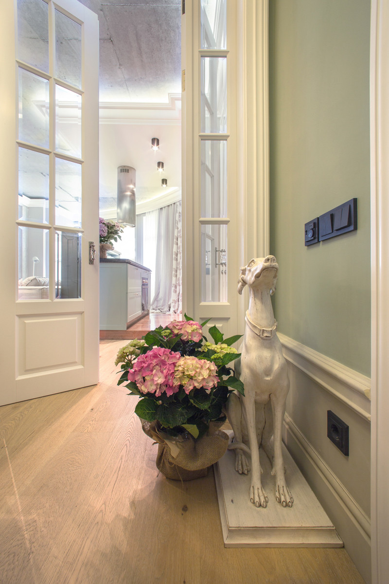 Peonies. Felt. Сoncrete.