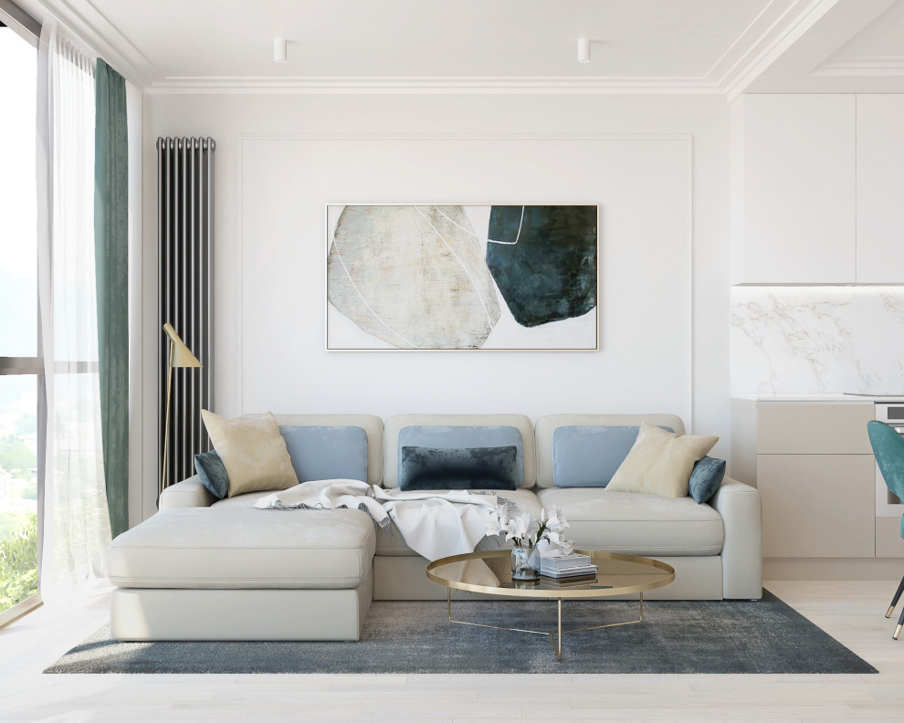 Кухня-гостиная 22,5 кв.м