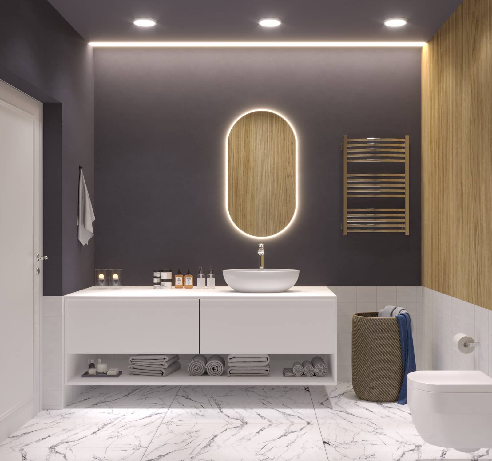 A bathroom in canada