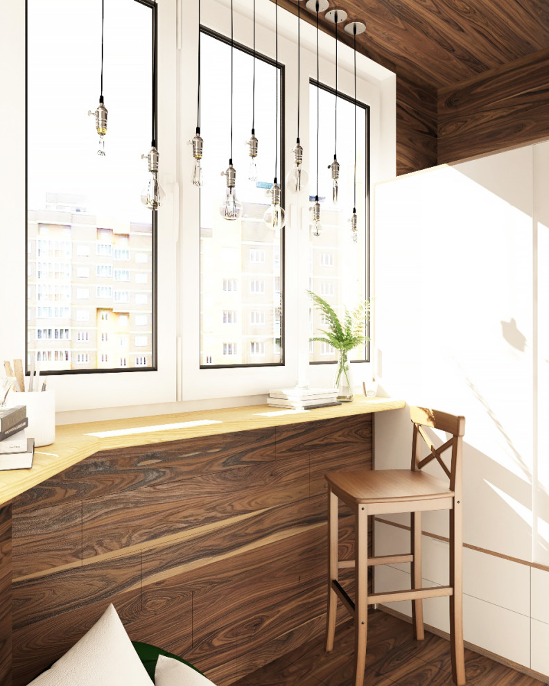 Маленькая квартира с эко-оттенком.