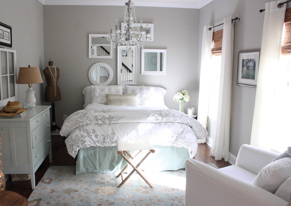 Example of a mountain style bedroom design in Charlotte