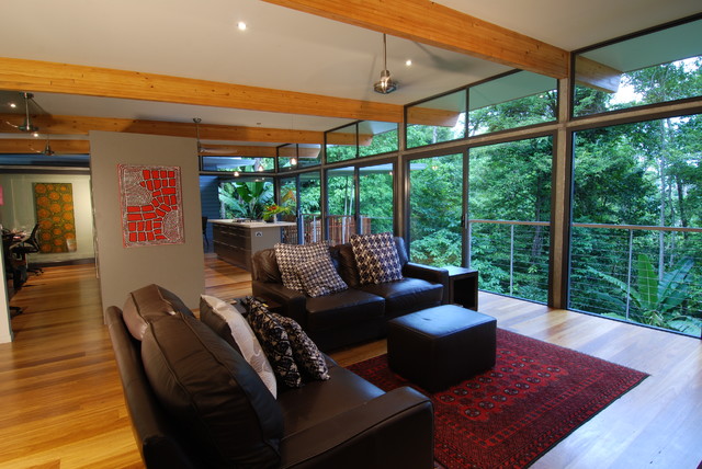 Treehouse Home contemporary-living-room