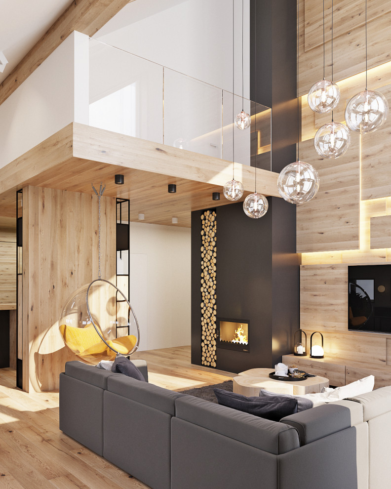 Гостиная в загородном доме