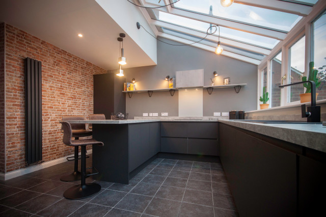 Medbourne Kitchen industrielt-koekken