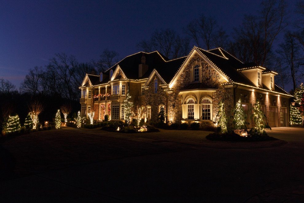 Alpharetta, GA Christmas Lighting Project Traditional Atlanta by