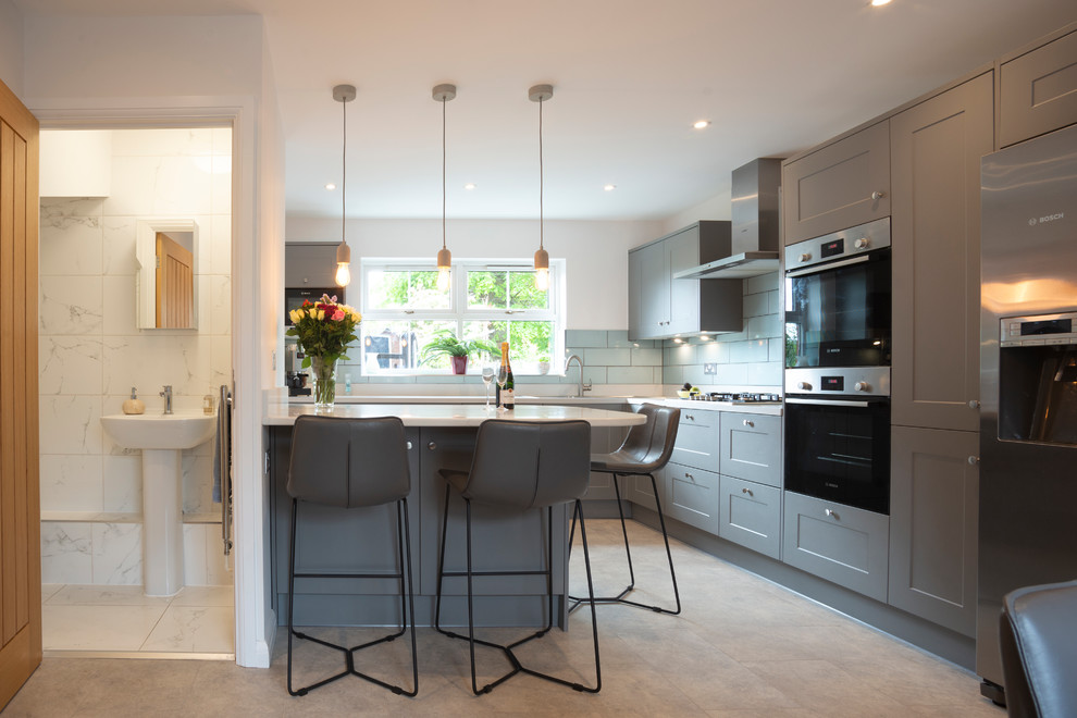 Kitchen Diner Renovation - Contemporary - Kitchen - Surrey - by Refresh ...