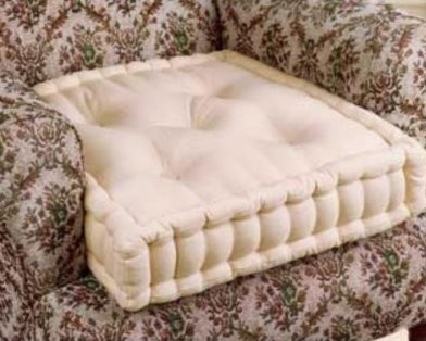 Armchair Booster Cushion in Cream Colour