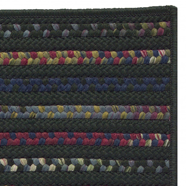 Navajo Green 9x9, Square, Braided Rug Contemporary Outdoor Rugs