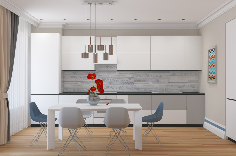 Гостиная с яркими акцентами