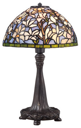 Quoizel TF1607T Tiffany 12" Height 1-Light Table Lamp