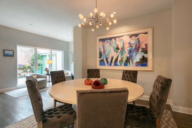Simplicity + Comfort transitional-dining-room