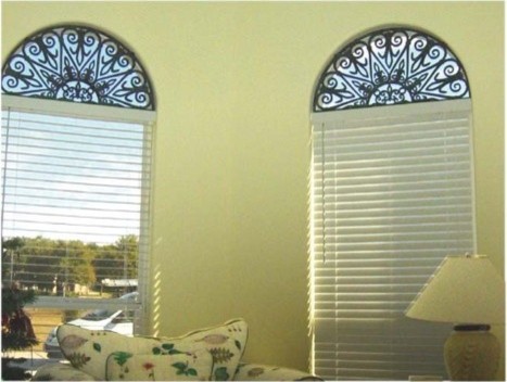 Faux Iron Window Cover traditional-window-treatments Window Coverings Dallas Window Coverings Dallas Faux Iron Window Cover traditional-window-treatments