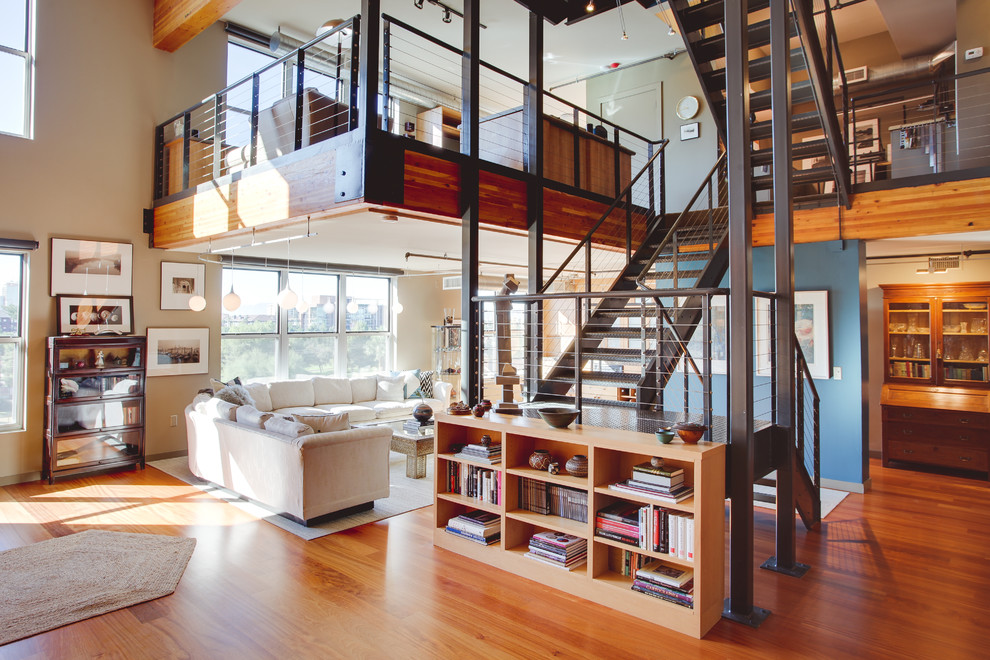 urban loft living room design