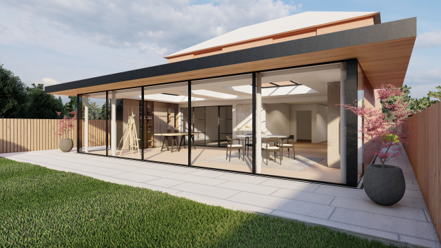 Surrey Modern Extension moderne-hus-og-facade