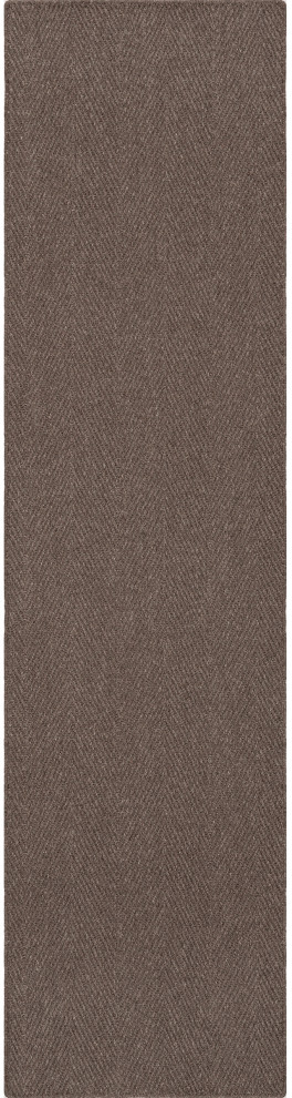 Dalyn Monaco Sisal MC200 Charcoal 2'6" x 12' Runner Rug