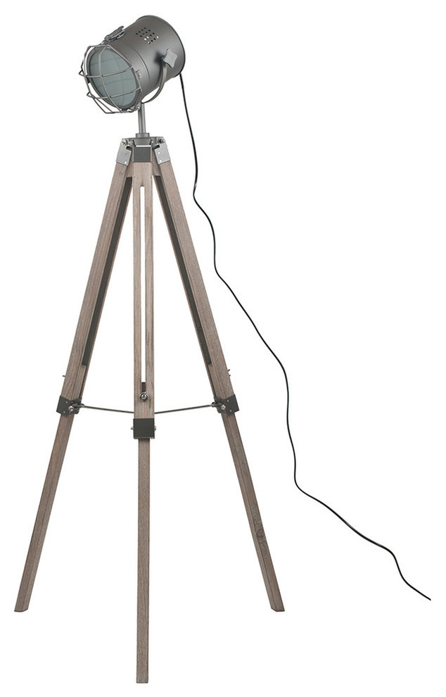 Bullseye Tripod Floor Lamp Industrial Floor Lamps by Pagazzi