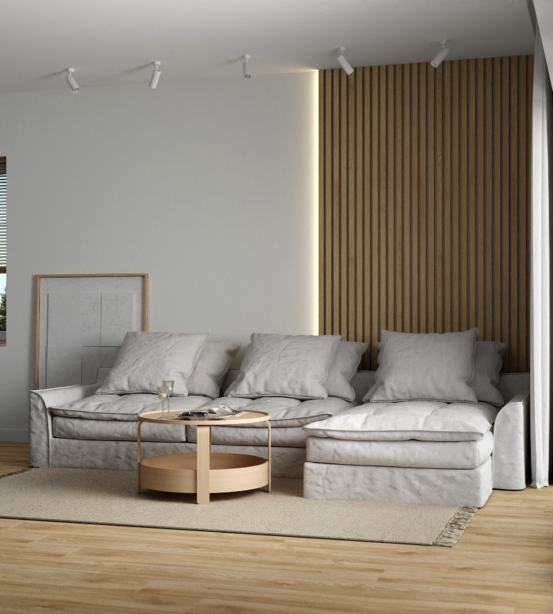 Кухня-гостиная в частном доме