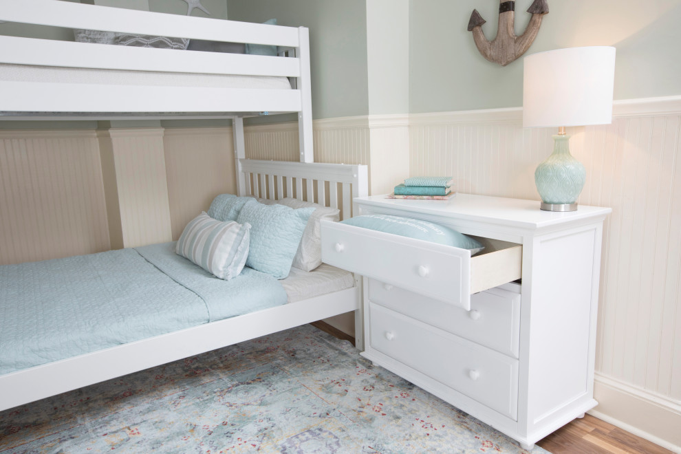 Design ideas for a coastal kids' bedroom in Other.