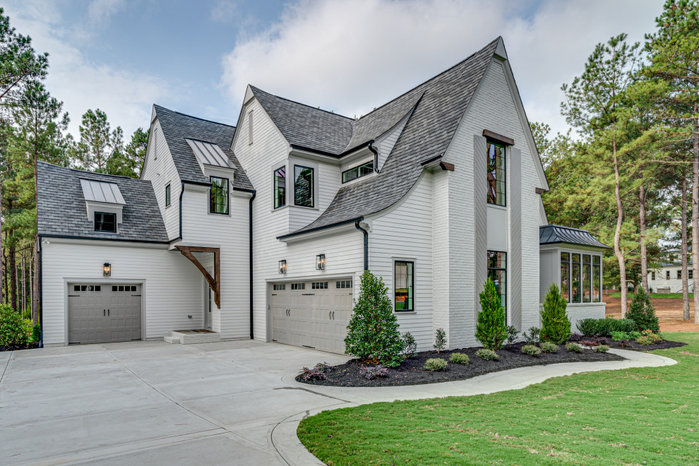 Montreaux - Traditional - Exterior - Raleigh - by Frazier Home Design ...