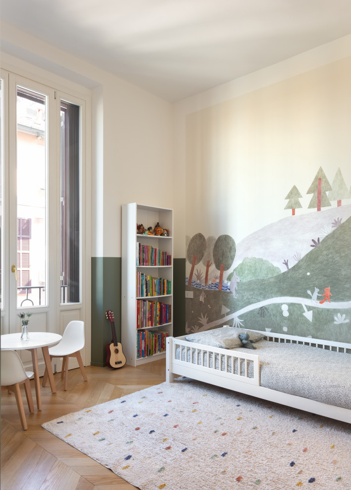 Esempio di una cameretta per bambini design