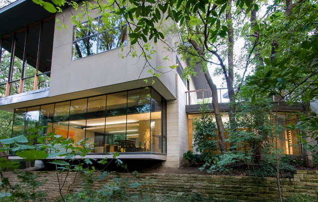 Meadowdale Residence trendy-hus-og-facade