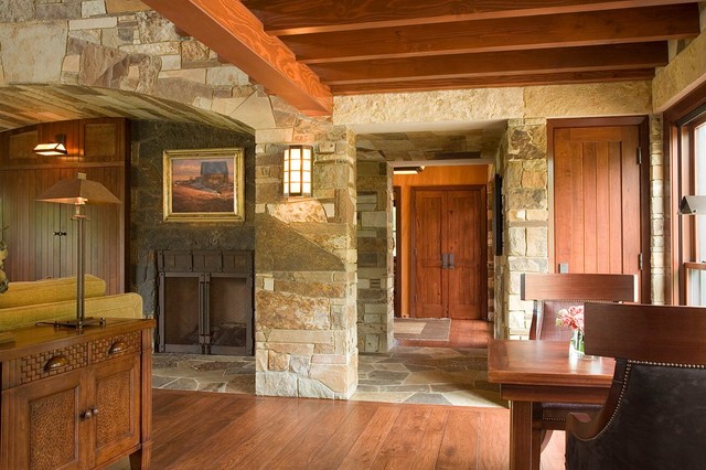Ranch House landhausstil-wohnbereich