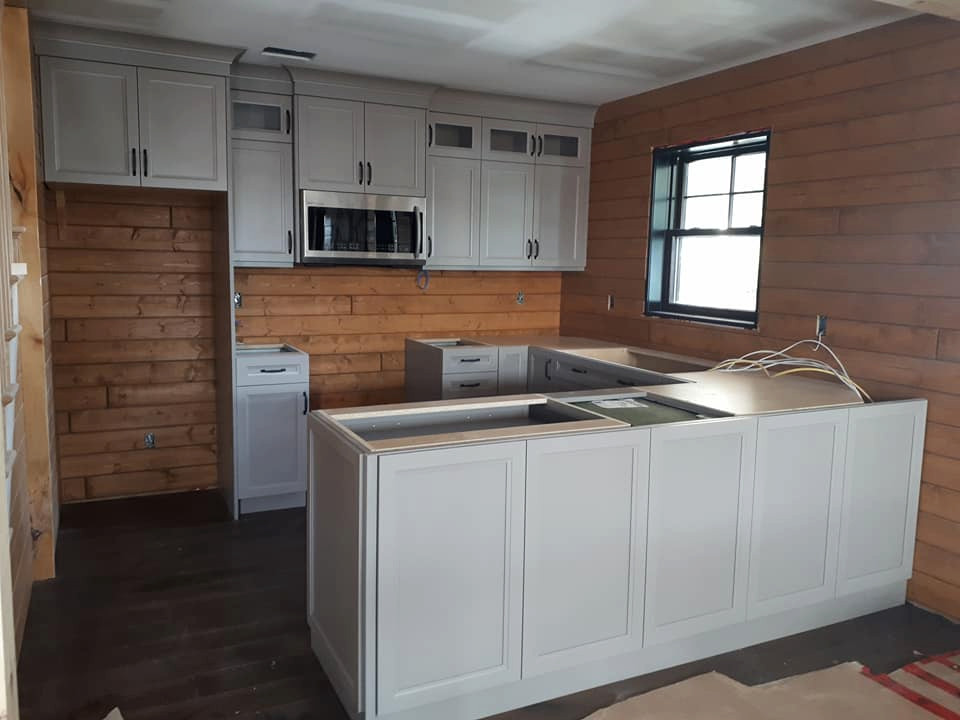 Grey Shaker Kitchen on Stoney Island
