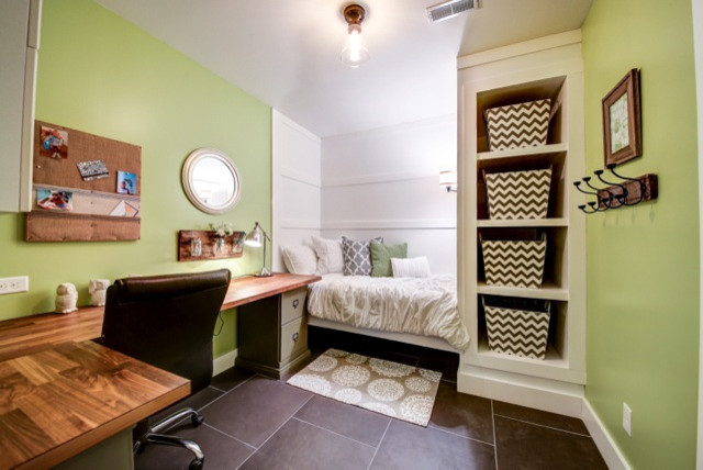 Basement - transitional basement idea in Cincinnati