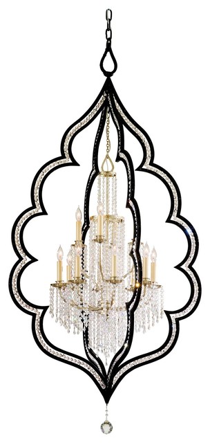 Corbett Lighting Bijoux 12-Light Contemporary Crystal Chandelier X-214-111