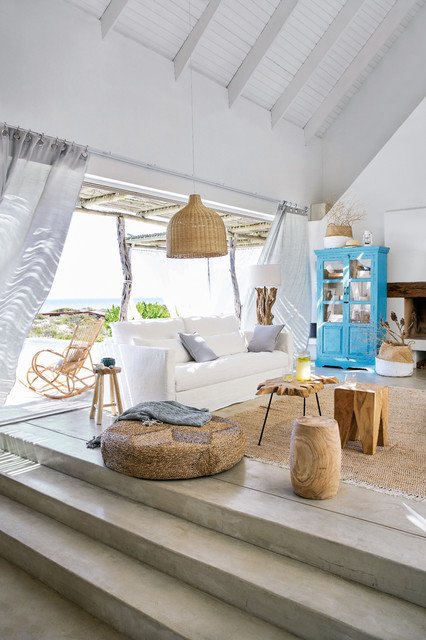Seaside Style - Beach House maritim-vardagsrum