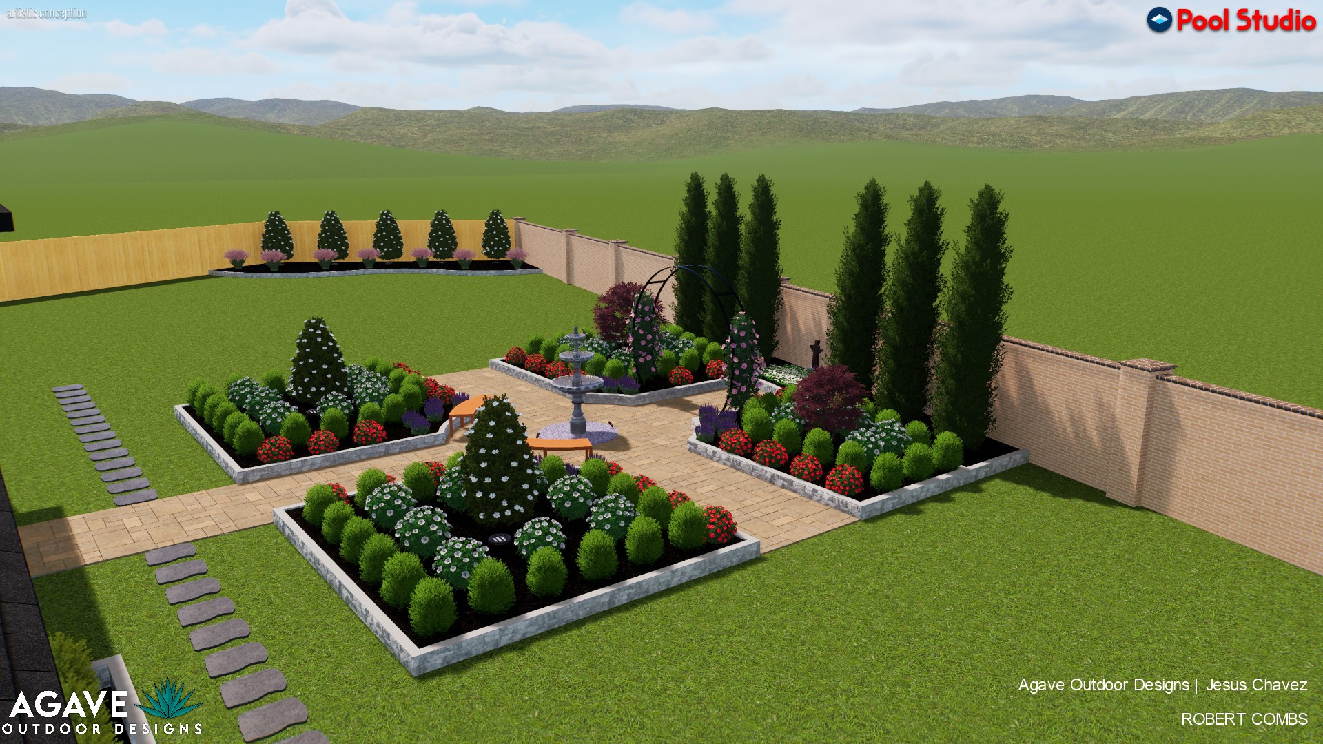 Elegant Landscape & Patio Design in Cypress