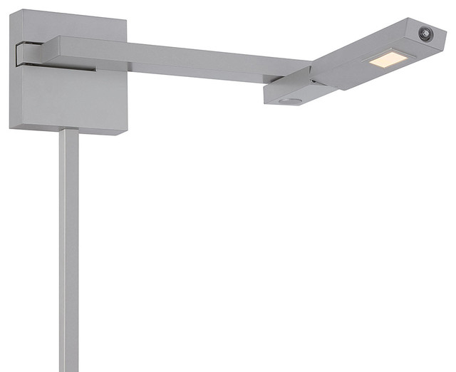 Led Swing Arm Pwt Nckl B S Slvr Modern Wall Lamps Led Swing Arm Pwt Nckl B S Slvr