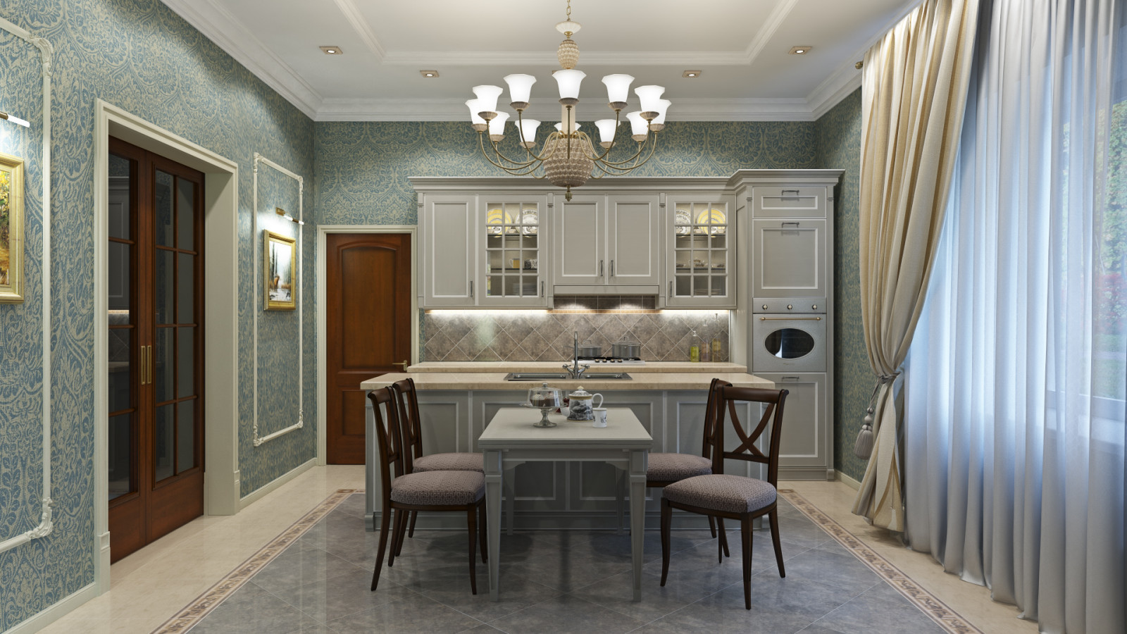 Кухня в классическом стиле