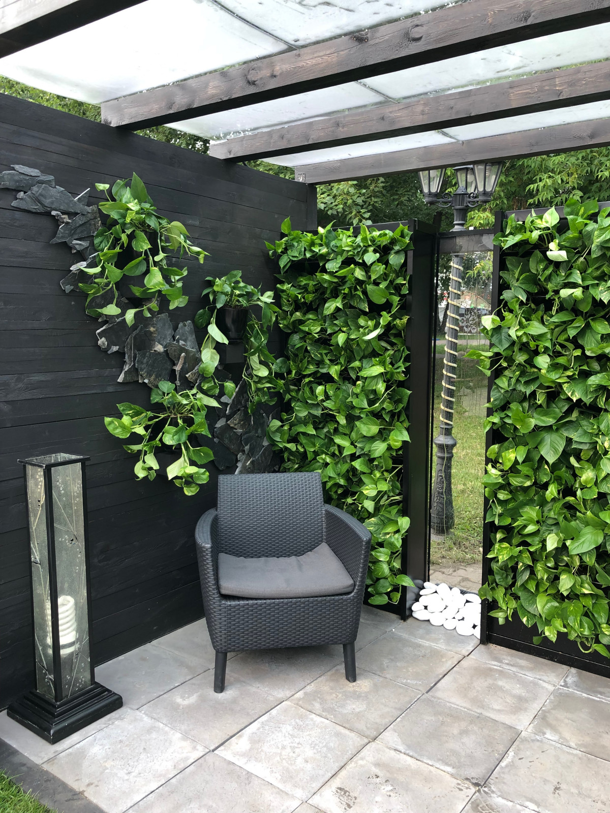 Зеленые стены