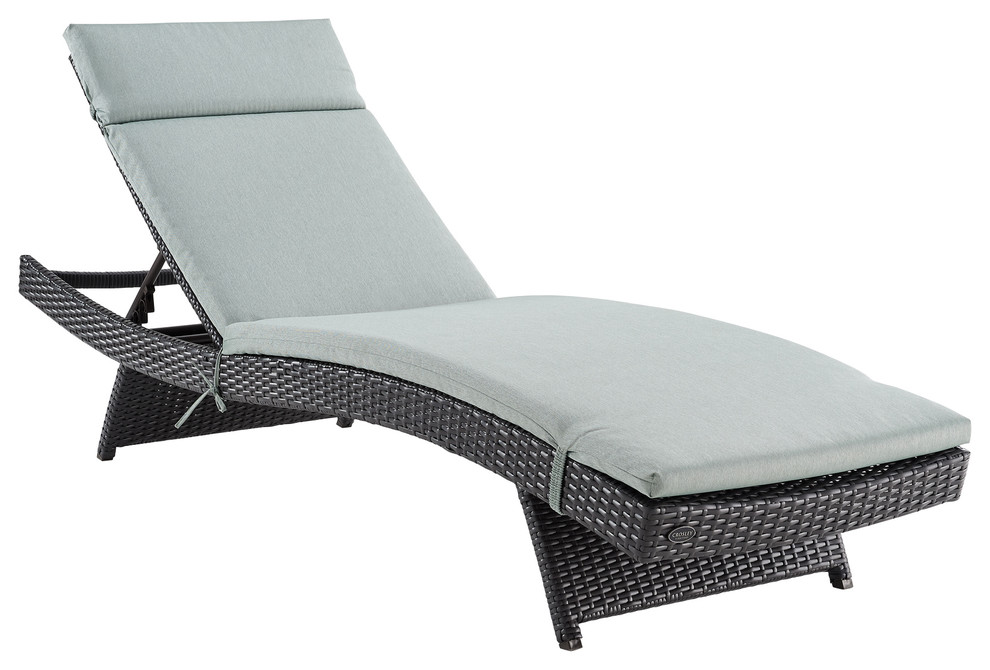Biscayne Chaise Lounge Tropical Outdoor Chaise Lounges By Crosley