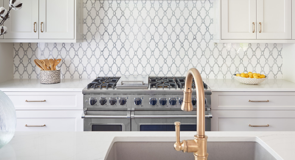 Kitchen - transitional kitchen idea in Charlotte