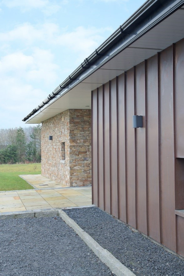 Example of an exterior home design in Cork