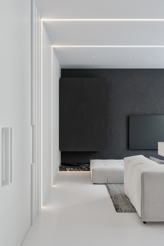 Белая квартира (гостиная)