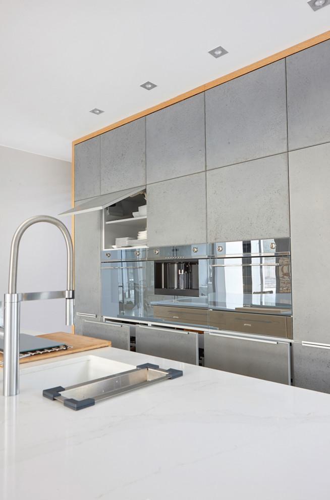 Rustic kitchen in Hampshire.