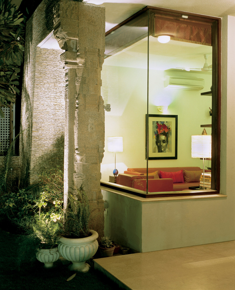 Inspiration for a contemporary home design in Delhi.