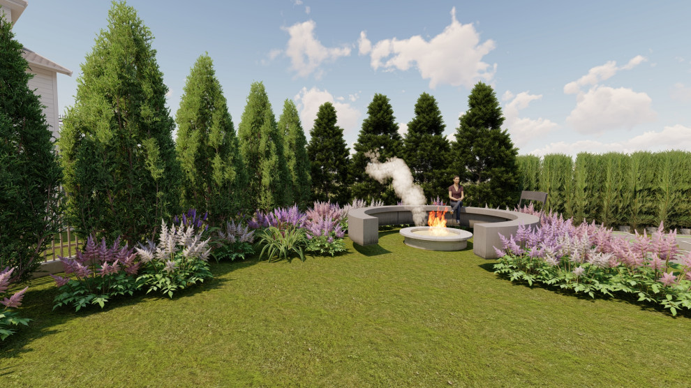 Участок Новая Рига 2 вариант.Хвойные