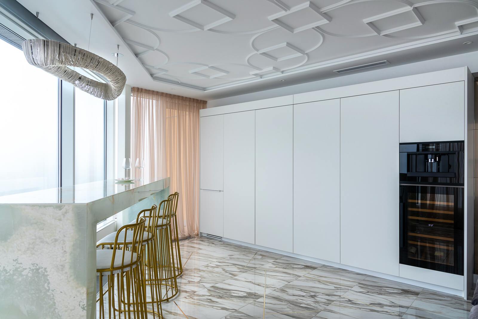 2-х уровневый пентхаус в стиле Арт-Деко