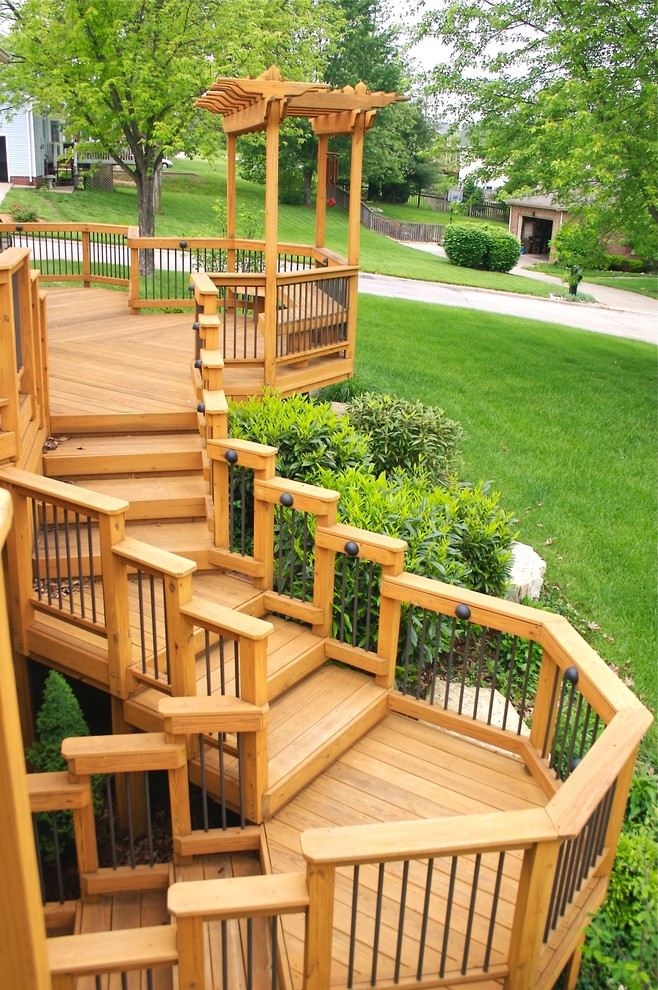 Deck - deck idea with a pergola