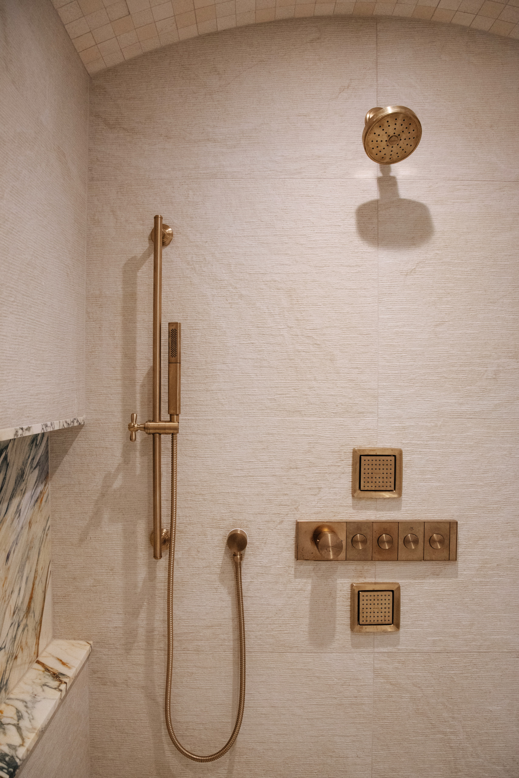 Primary bath shower