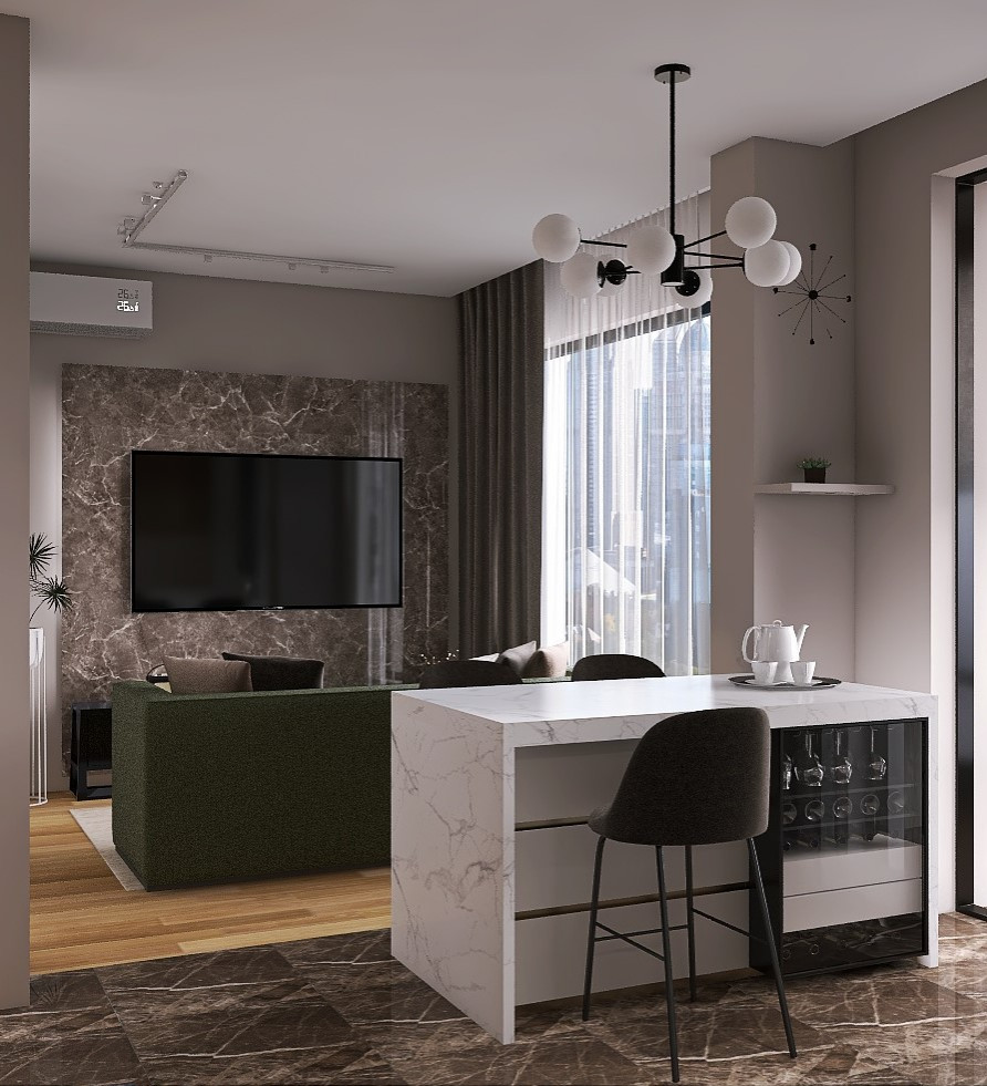 Двухкомнатная квартира