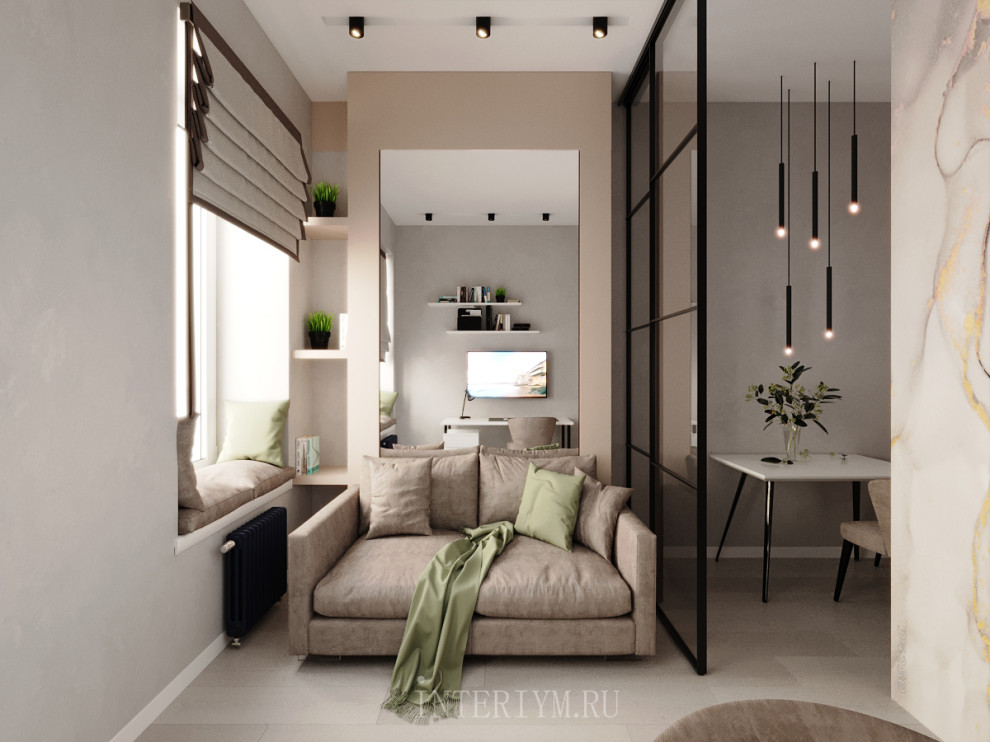 Дизайн уютной студии