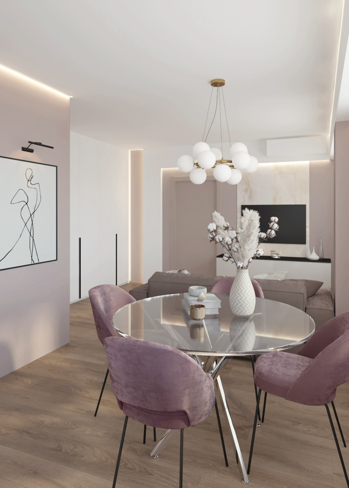 Дизайн и ремонт двухкомнатной квартиры (м. Сокольники)